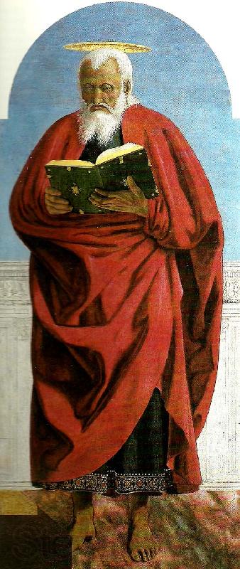 Piero della Francesca polyptych of saint augustine Norge oil painting art